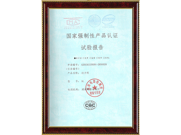 國家強制性產(chǎn)品認證實驗報告 國家強制性產(chǎn)品認證實驗報告